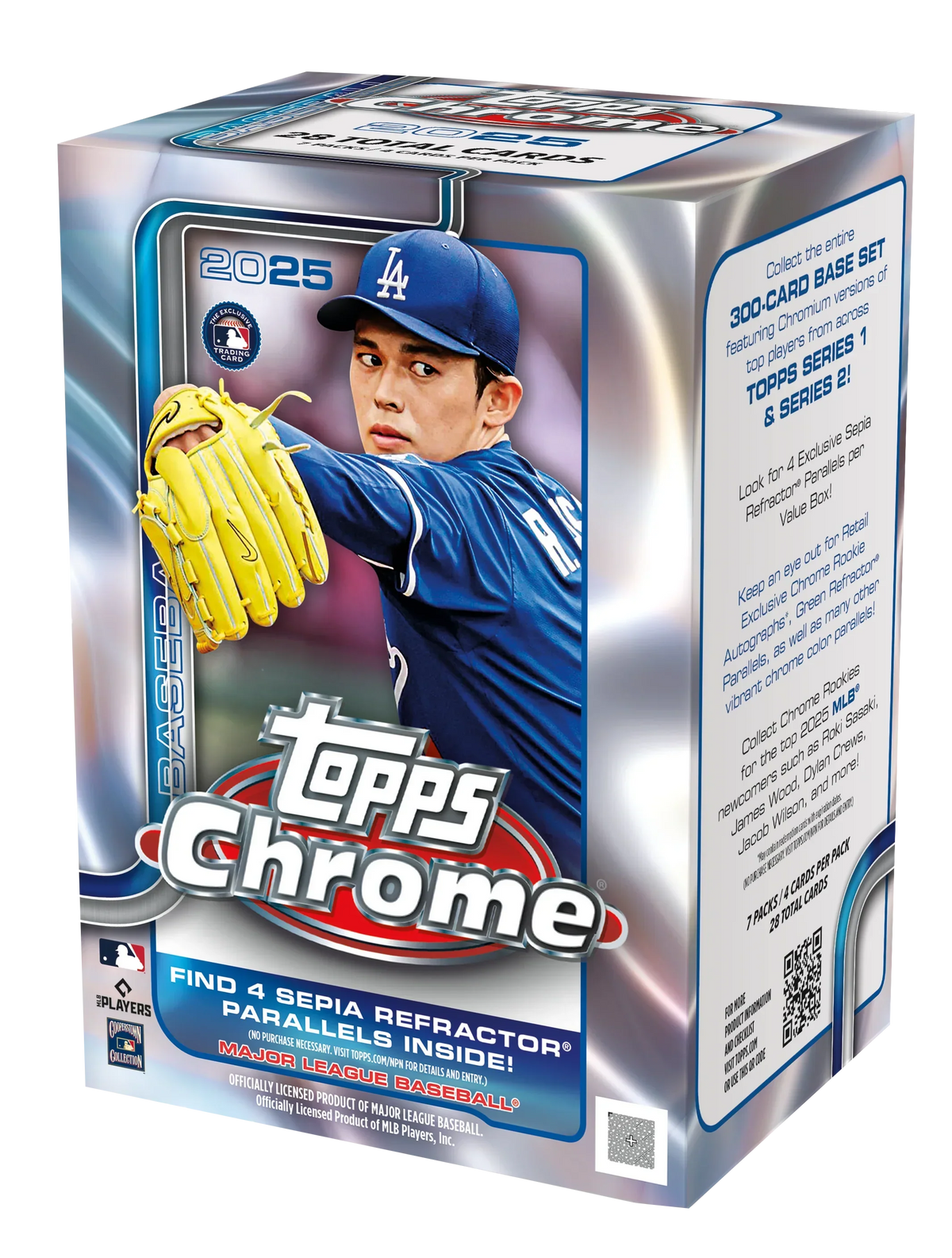 2025 Topps Chrome Baseball Blaster 40 Box Case