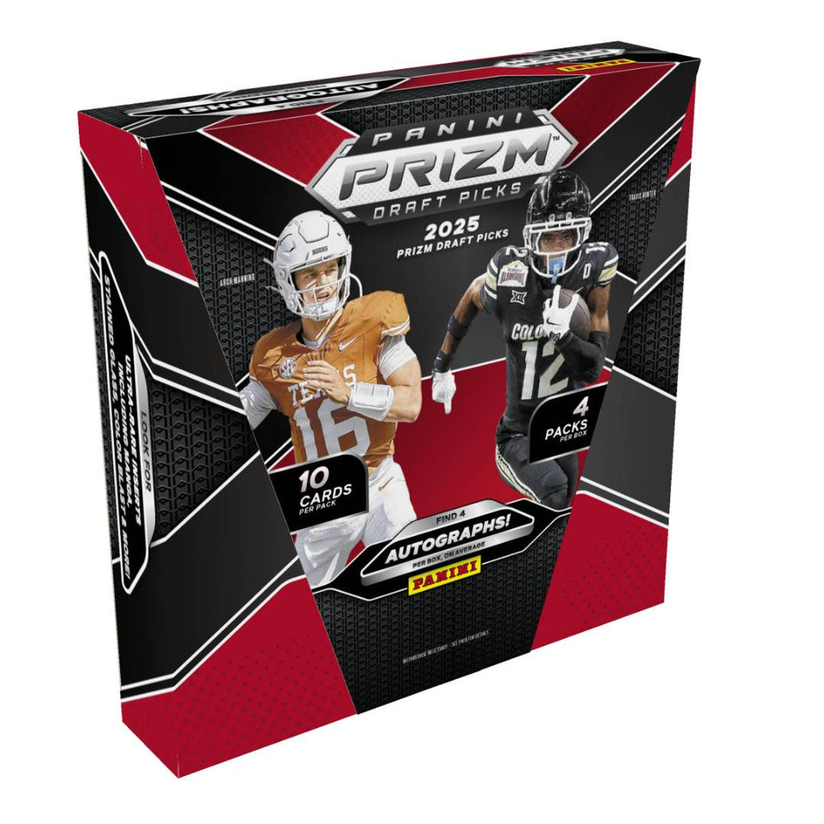 2025 Panini Prizm Collegiate Draft Football Hobby 16 Box Case