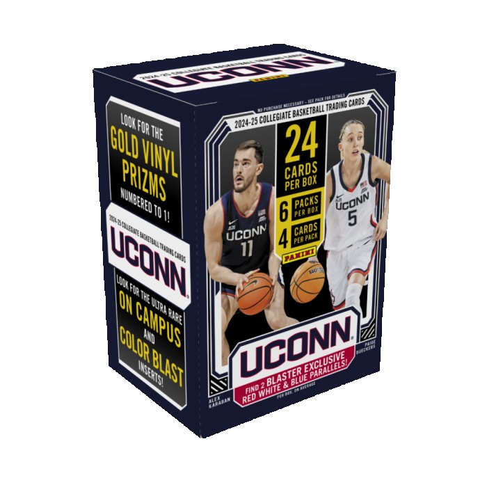 2024-25 Panini NIL University of Connecticut Basketball Hobby Blaster 20 Box Case