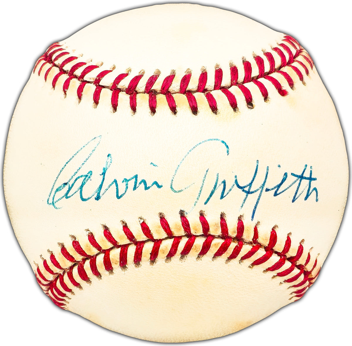 Calvin Griffith Autographed Official AL Baseball Minnesota Twins Owner Beckett BAS #BK44342