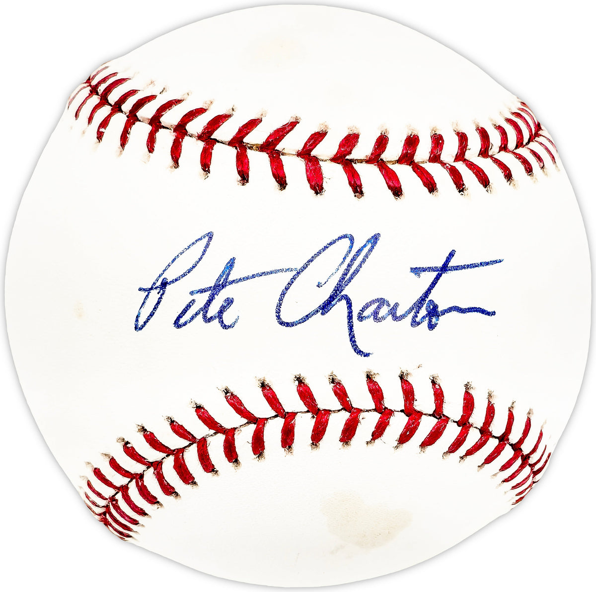Pete Charton Autographed Official MLB Baseball Boston Red Sox