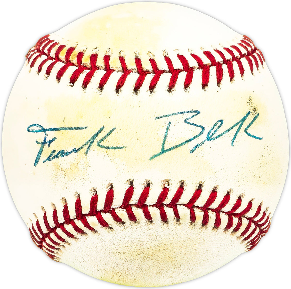 Frank Bolick Autographed Official NL Baseball Expos, Angels