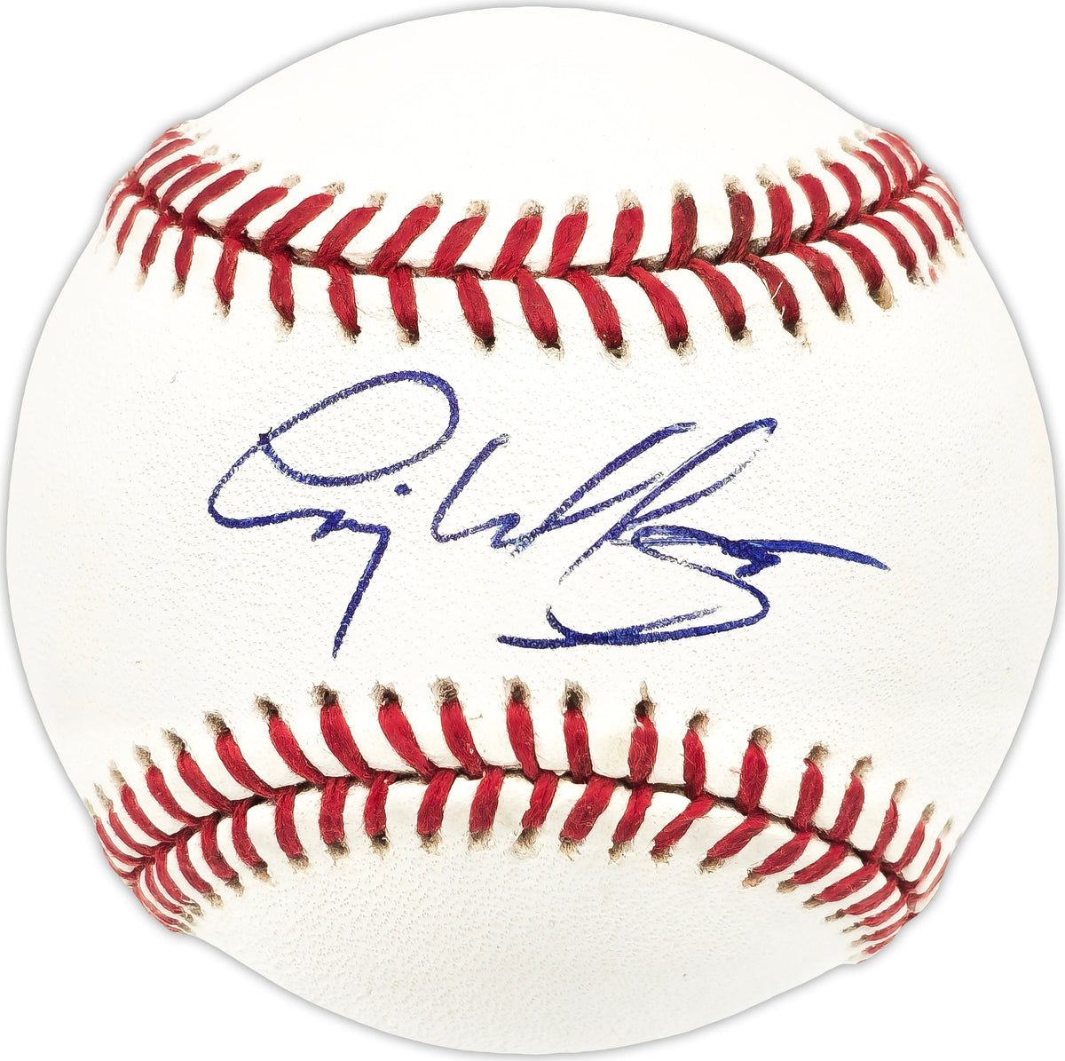 Craig Lefferts Autographed Official NL Baseball Chicago Cubs Beckett BAS QR #BM25827