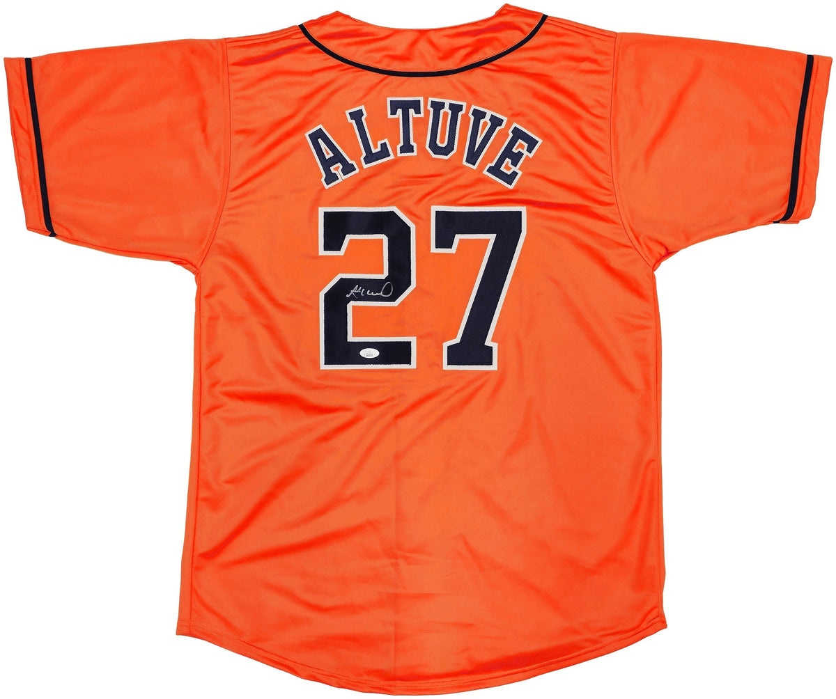 Houston Astros Jose Altuve Autographed Orange Jersey JSA