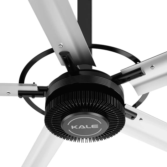 24FT HVLS Industrial Ceiling Fan 208-240V 1Ph - Energy Efficient Large Area Air Circulation Fan for Warehouses & Factories, 24FT1PH