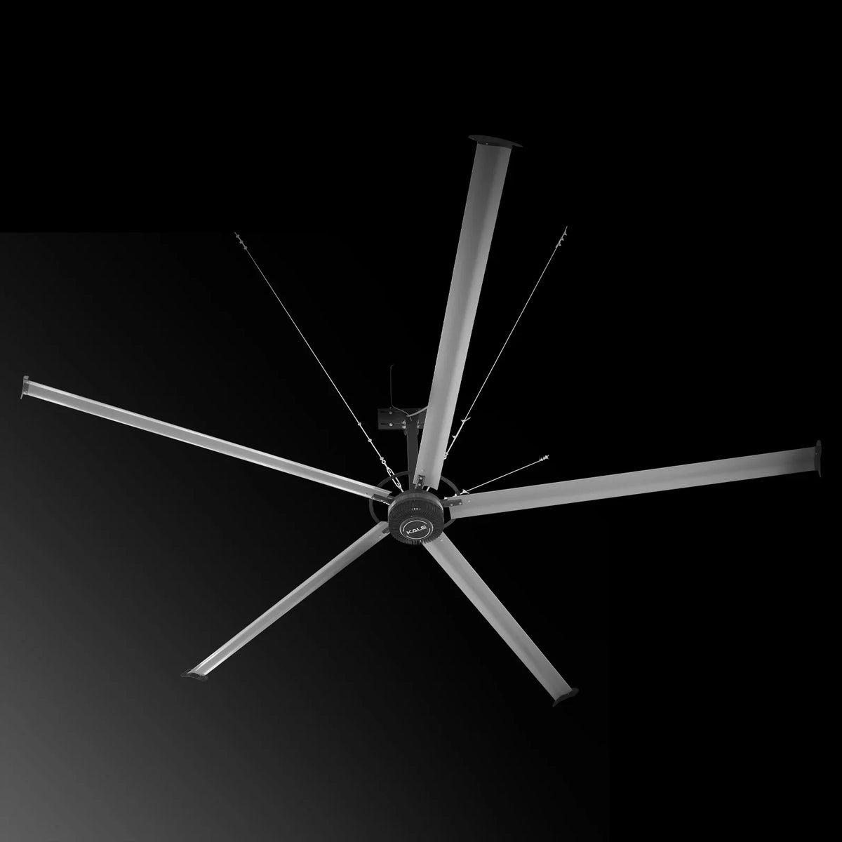 16FT HVLS Industrial Ceiling Fan 208-240V 1Ph - Energy Efficient Large Area Air Circulation for Fan Warehouses & Factories, 16FT1PH