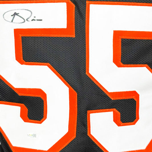 Keith Rivers Signed Cincinnati Black Football Jersey (JSA)