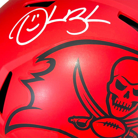 Derrick Brooks Signed Tampa Bay Buccaneers Rave Full-Size Replica Football Helmet (Beckett)