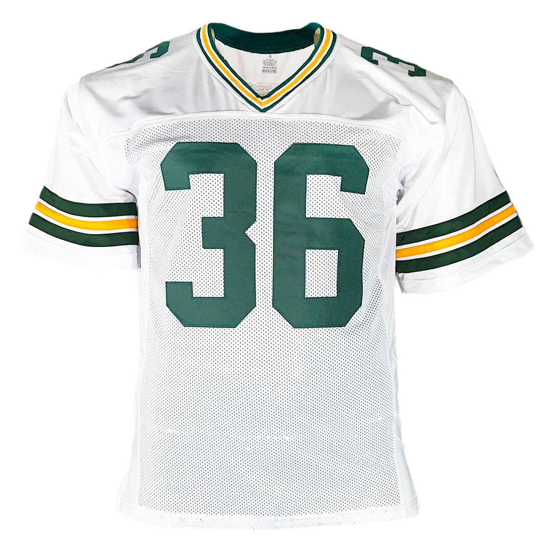 Leroy Butler Signed Green Bay White Football Jersey (Beckett)