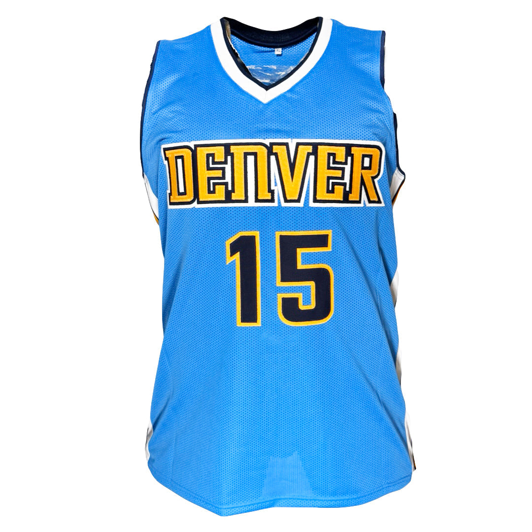 Nikola Jokic Signed Denver Light Blue Basketball Jersey (JSA)