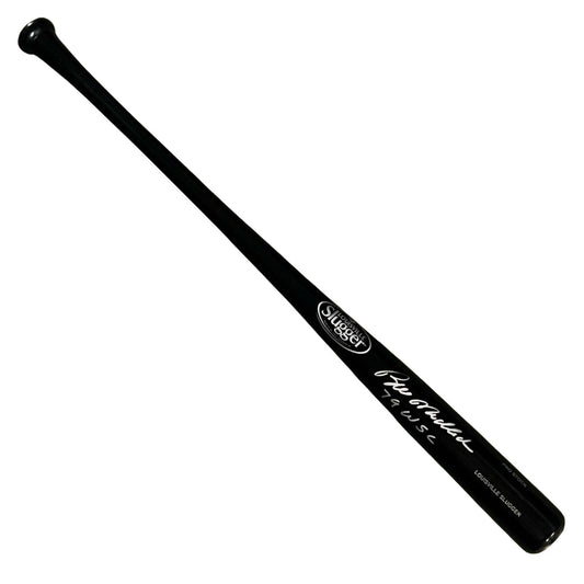 Bill Madlock Signed 79 WSC Inscription Louisville Slugger Official MLB Black Baseball Bat (JSA)