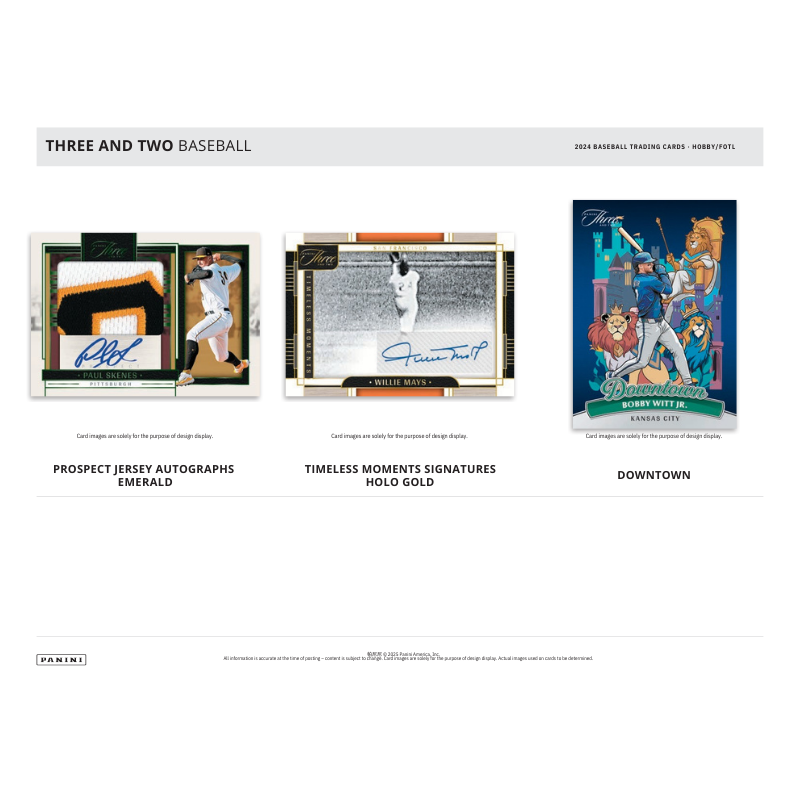 2024 Panini Three & Two Baseball Hobby 10 Box Case
