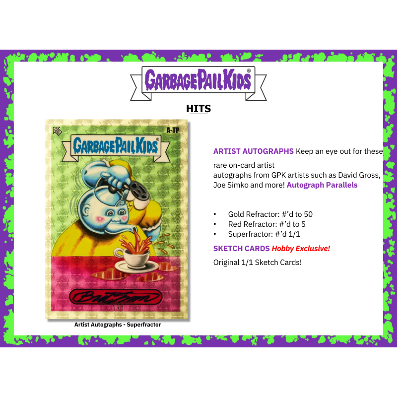 2024 Topps Garbage Pail Kids Chrome Hobby 12 Box Case