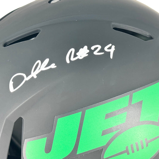Darrelle Revis Signed New York Jets Authentic Eclipse Speed Full-Size Football Helmet (Beckett)
