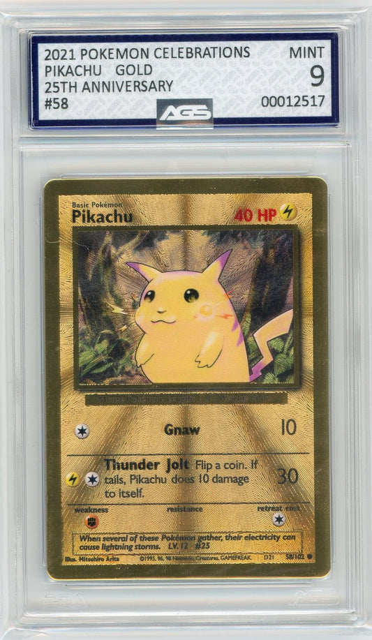 AGS (MINT 9) Pikachu #38/102 - Celebrations (#00012517)