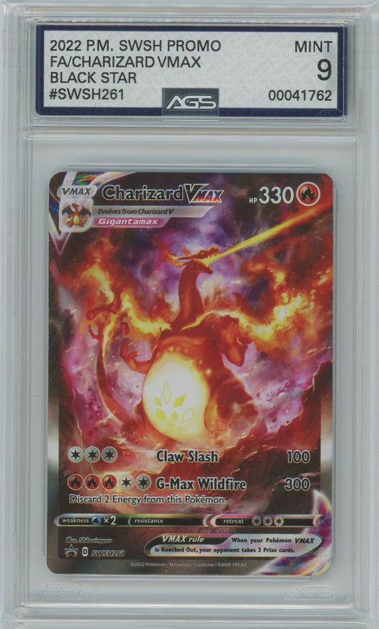 AGS (MINT 9) Charizard VMAX #SWSH261 - Sword & Shield Promos (#00041762)