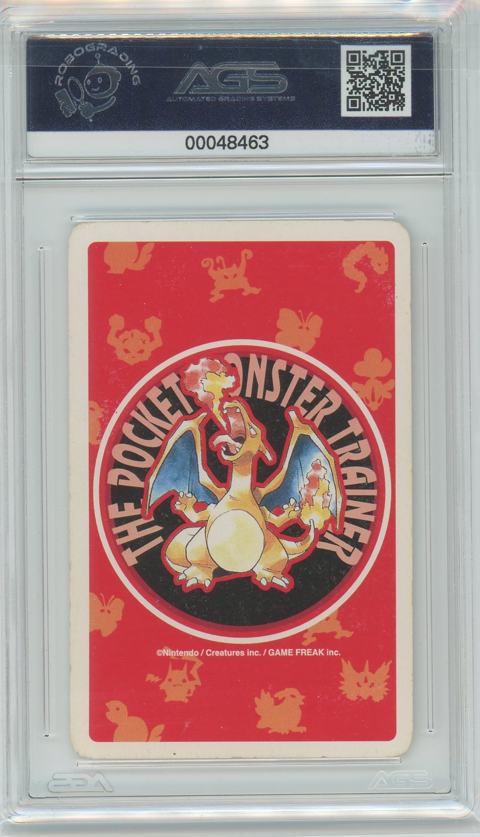 AGS (EX-MT 6) Bulbasaur #001 - Red Charizard Poker Deck (#00048463)