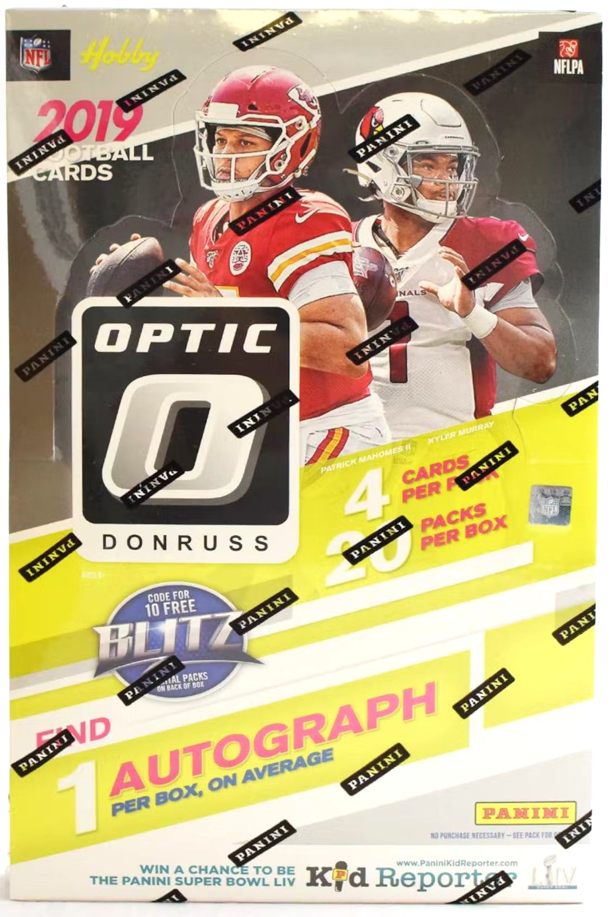 2019 Panini Donruss Optic Football Hobby Box