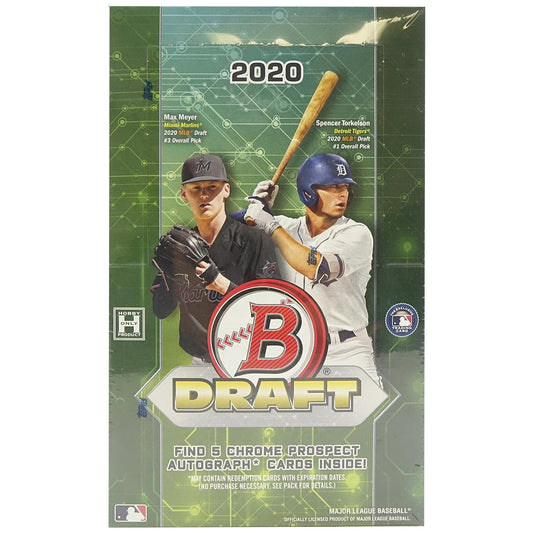 2020 Bowman Draft Baseball Super Jumbo Hobby Box