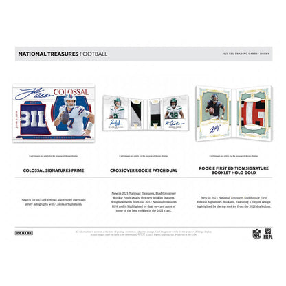 2021 Panini National Treasures Football Hobby Case (4ct)