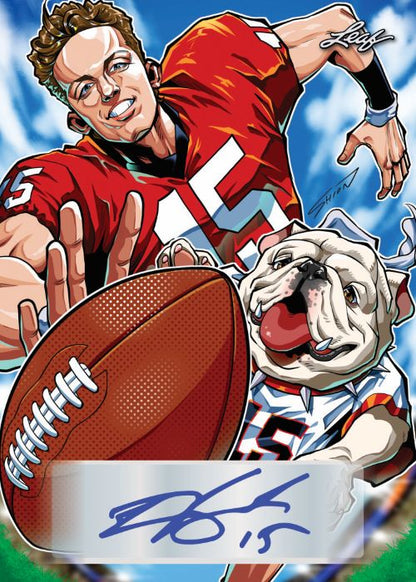 2024 Leaf Metal Football Jumbo Box