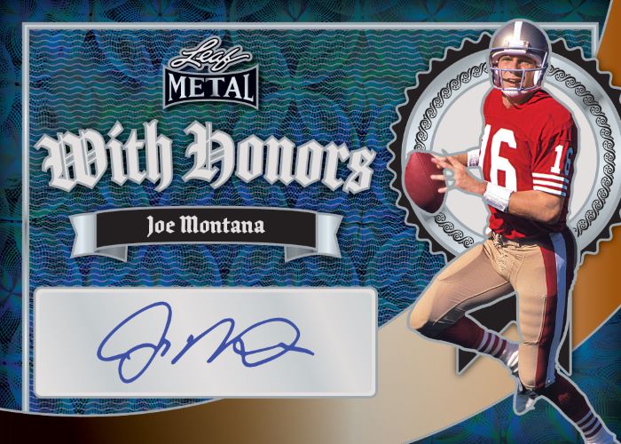 2024 Leaf Metal Football Jumbo Box