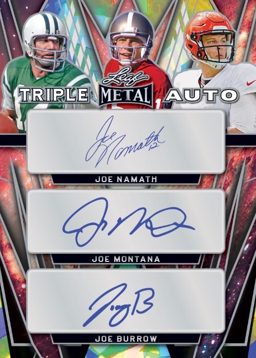 2024 Leaf Metal Football Jumbo Box