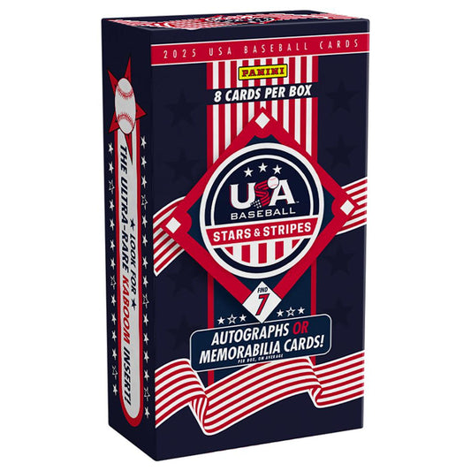 2025 Panini Stars and Stripes USA Baseball Hobby 20 Box Case