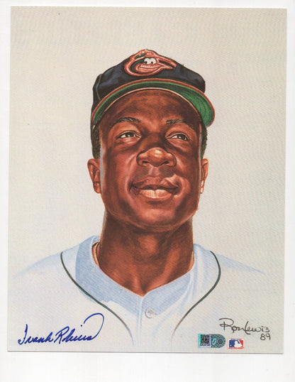 Frank Robinson Signed Living Legends #4959 of 5000 8x10 Photo (AIV AA24140)