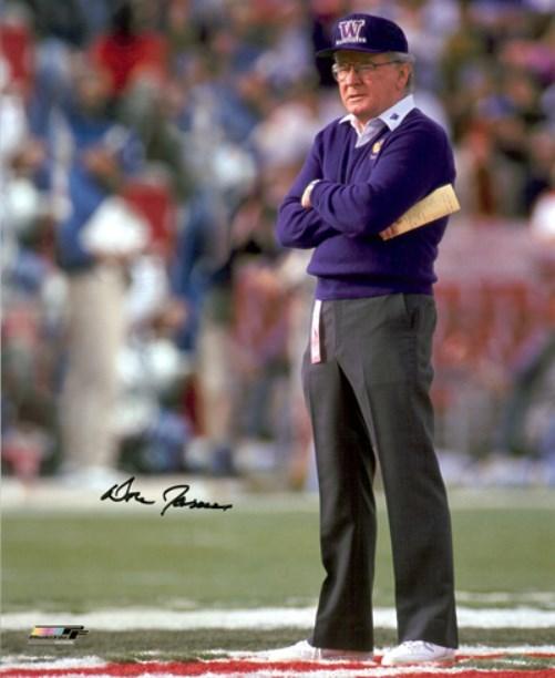 Don James Autographed 8x10 Photo Washington Huskies MCS Holo Stock #1004