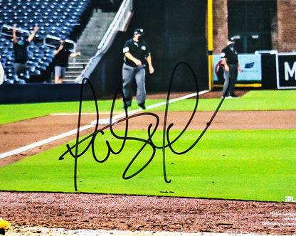 Fernando Tatis Jr. Autographed 16x20 Photo San Diego Padres Bat Flip Beckett BAS QR Stock #202105