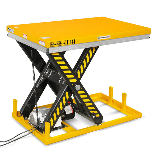 4400lbs Capacity Stationary Powered Hydraulic Lift Table,  51.2" x 33.5" Platform,  41.3" Lift Height,  UL Certified Motor,  ELT44