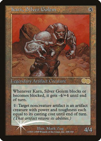 Karn, Silver Golem [Arena Promos]