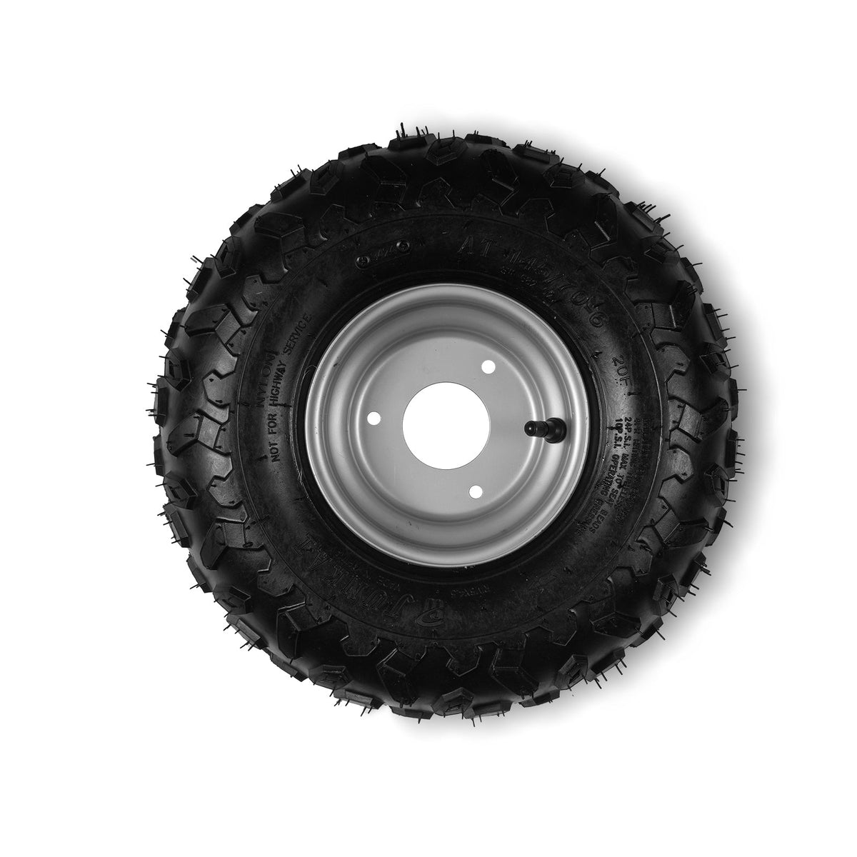 Left Rear Tire for Wood Chipper GS650 and Stump Grinder ( SKU: 110100, 110101, 130200, 130300, 130300R, 130400, 130400Y )