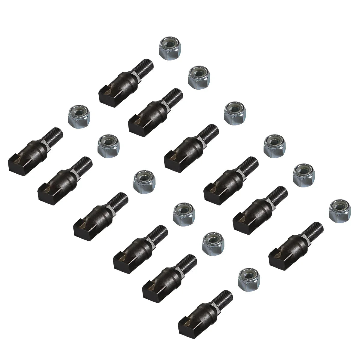 (1 Pack / 12 Pcs) Teeth and Nuts for Stump Grinder SG24; SG24PRO; SG28; SG30PRO; SG61, (SKU: 150151;150151G;150181;150181G;150182;150182G;150183;150183G;150501; 150602)