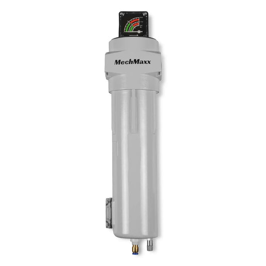 254 CFM Compressed Air Oil-Water Separator Precision Filter,1μm,Oil Content 1ppm, With Auto Drain, Pressure Gauge