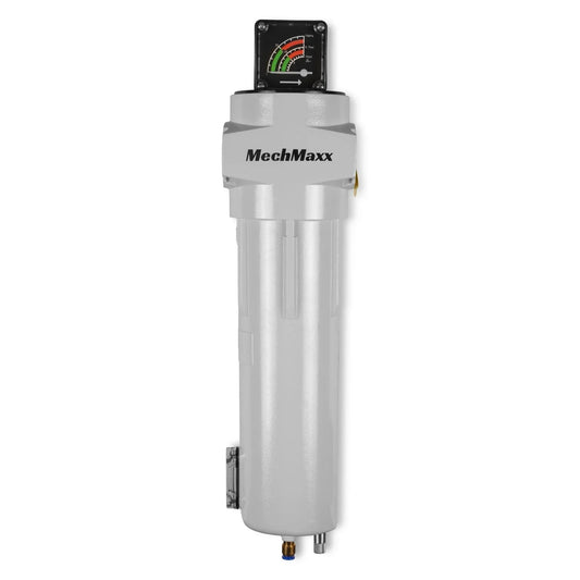 254 CFM Compressed Air Oil-Water Separator Precision Filter,0.01μm,Oil Content 0.001ppm, With Auto Drain, Pressure Gauge