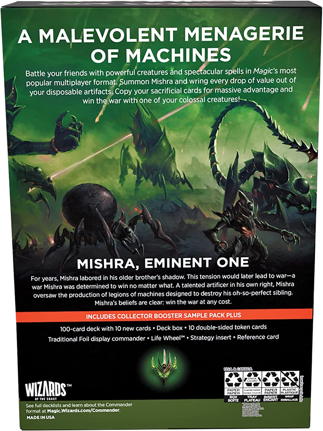 Magic the Gathering: The Brothers' War - Mishra’s Burnished Banner & Urza's Iron Alliance + Collector Booster Sample Pack Retro-Frame Commander Decks & Cases