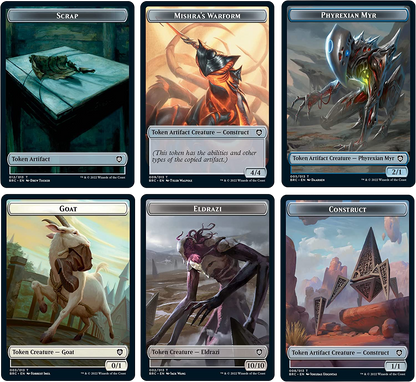 Magic the Gathering: The Brothers' War - Mishra’s Burnished Banner & Urza's Iron Alliance + Collector Booster Sample Pack Retro-Frame Commander Decks & Cases