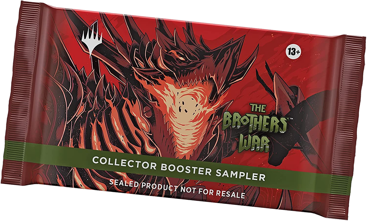 Magic the Gathering: The Brothers' War - Mishra’s Burnished Banner & Urza's Iron Alliance + Collector Booster Sample Pack Retro-Frame Commander Decks & Cases