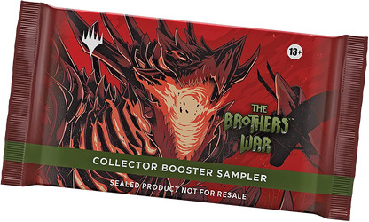 Magic the Gathering: The Brothers' War - Mishra’s Burnished Banner & Urza's Iron Alliance + Collector Booster Sample Pack Retro-Frame Commander Decks & Cases