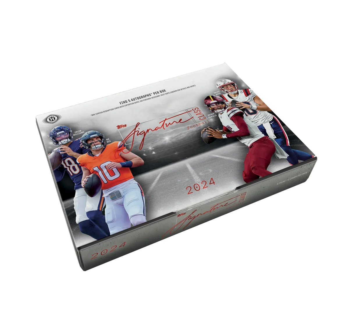 2024 Topps Signature Class Football Hobby 6 Box Case