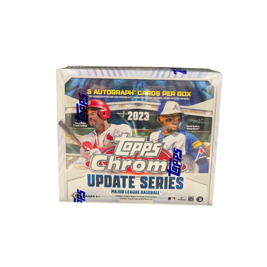2023 Topps Chrome Update Series Baseball Jumbo 8 Box Case
