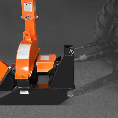 3 Point PTO Wood Chipper Attachment For Tractors Up To 45HP (PTO Shaft Included),  BX42S