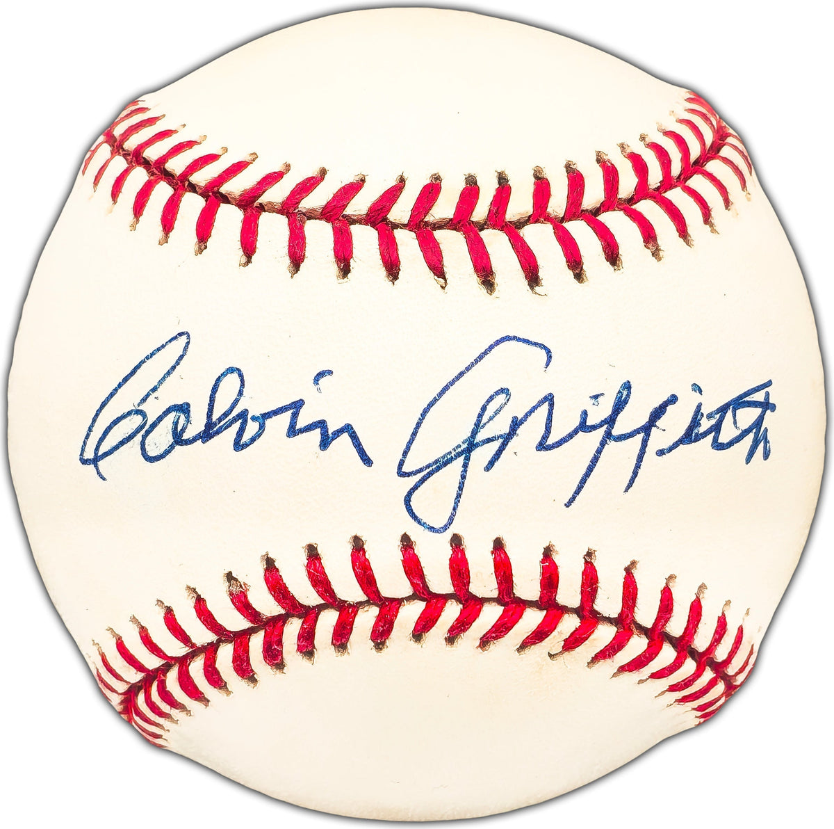 Calvin Griffith Autographed Official AL Baseball Minnesota Twins Owner Beckett BAS #BK44341