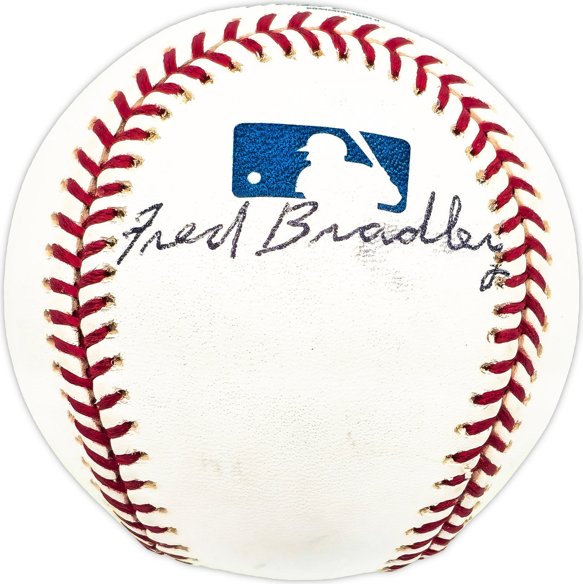 Fred Bradley Autographed Official MLB Baseball Chicago White Sox Beckett BAS QR #BM17779