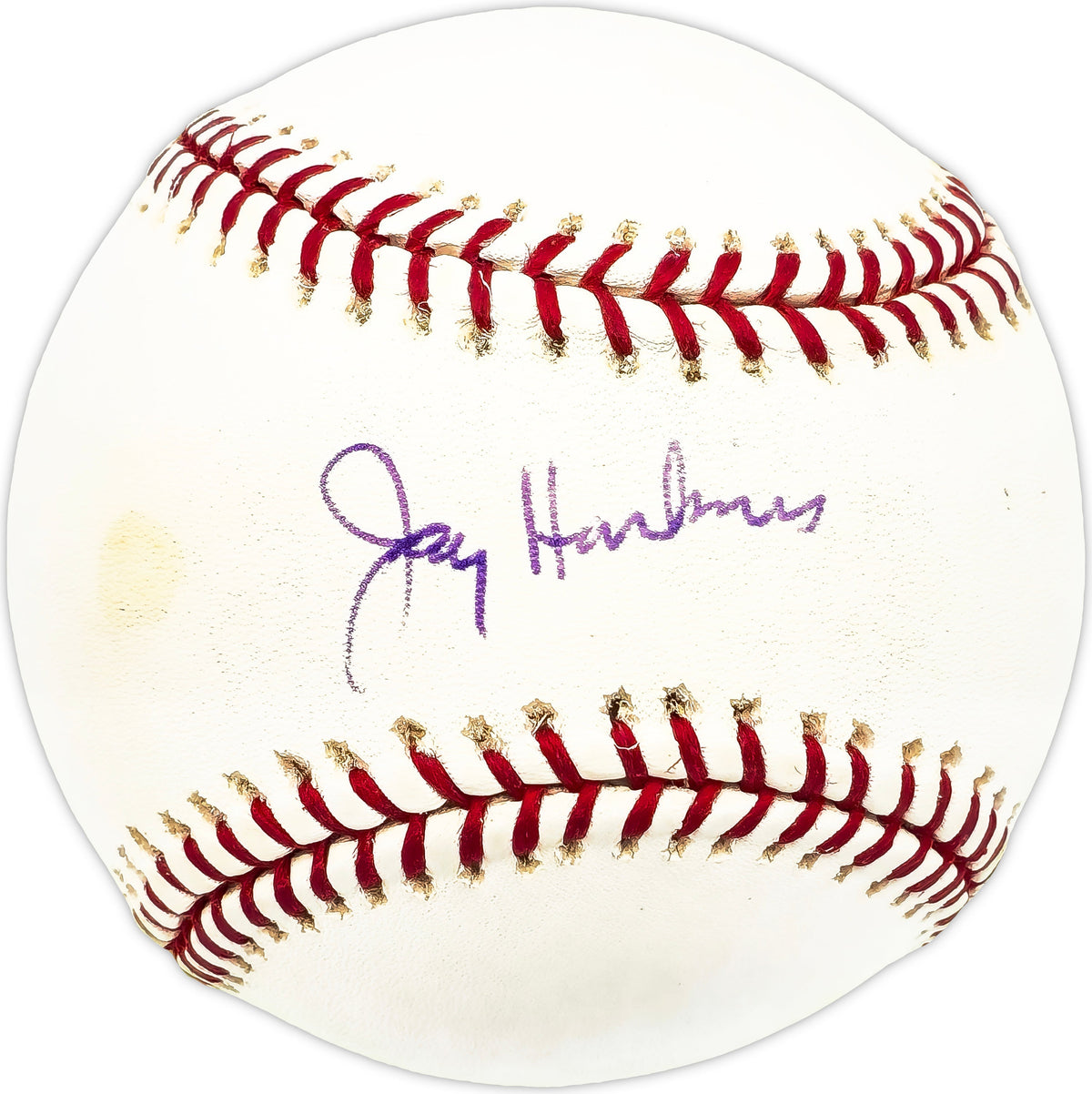 Jay Hankins Autographed Official MLB Baseball KC A's Beckett BAS QR #BM17817