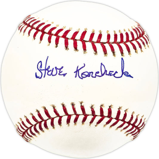 Steve Korcheck Autographed Official MLB Baseball Washington Senators