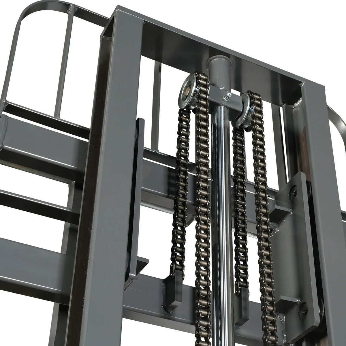 2640lbs Lithium-ion Electric Straddle Stacker,  98" Lift,  Adjustable Legs & Forks,  F26-98S