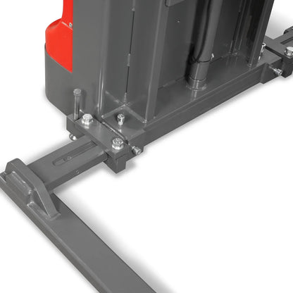 2640lbs Electric Straddle Stacker, 138" Lift,  Adjustable Legs & Forks,  F26-138SLA